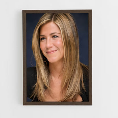 ap-jennifer aniston-1 cadre Bois foncé