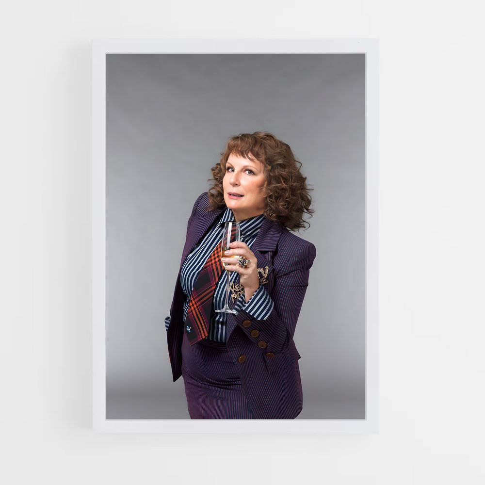 ap-jennifer saunders-6 cadre Blanc