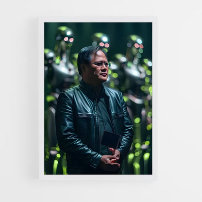 ap-jensen huang-1 cadre Blanc