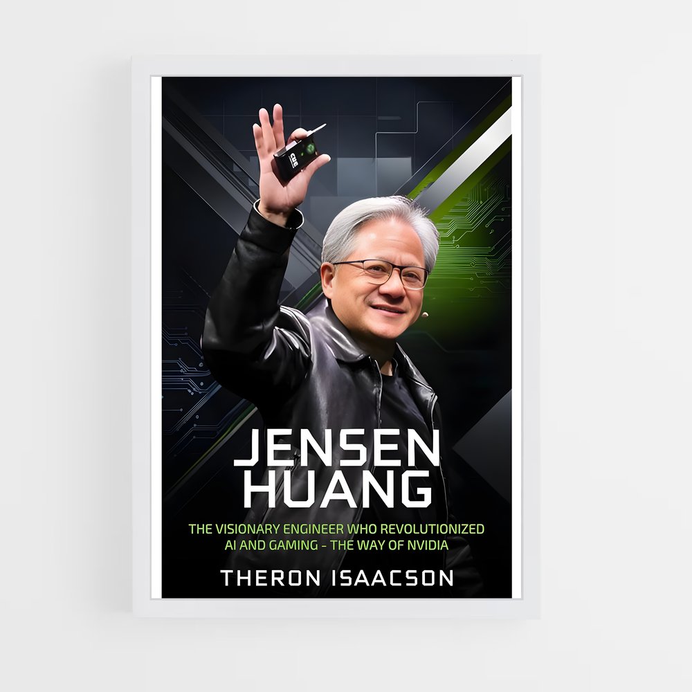 ap-jensen huang-3 cadre Blanc