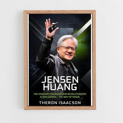 ap-jensen huang-3 cadre Bois clair
