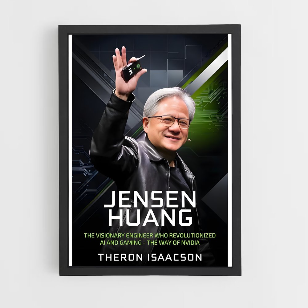 ap-jensen huang-3 cadre Noir