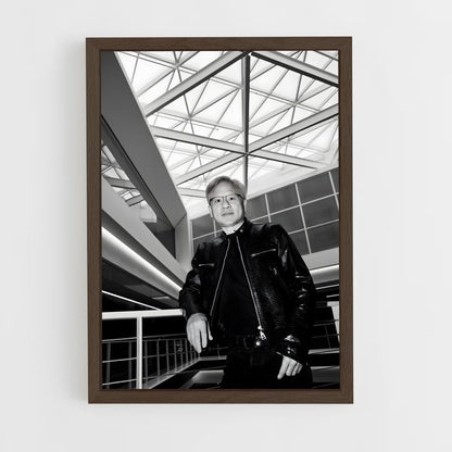 ap-jensen huang-4 cadre Bois foncé