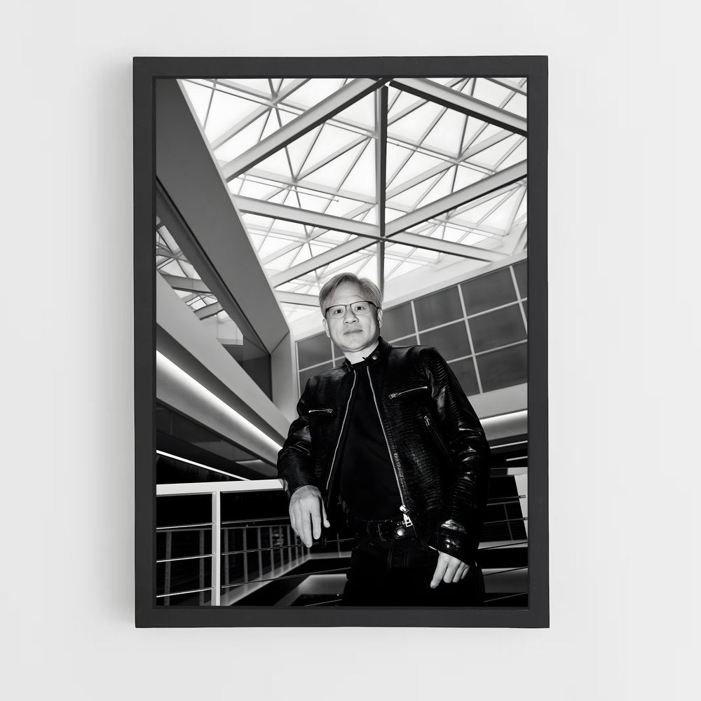 ap-jensen huang-4 cadre Noir