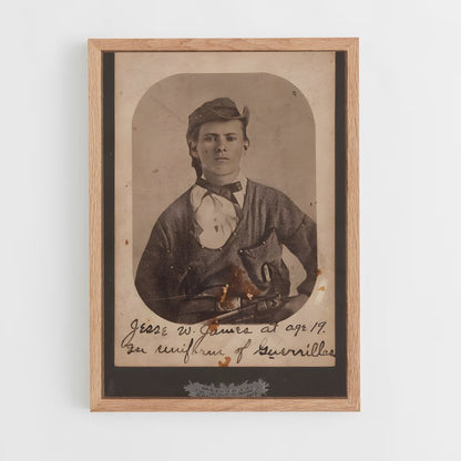 ap-jesse james-1 cadre Bois clair
