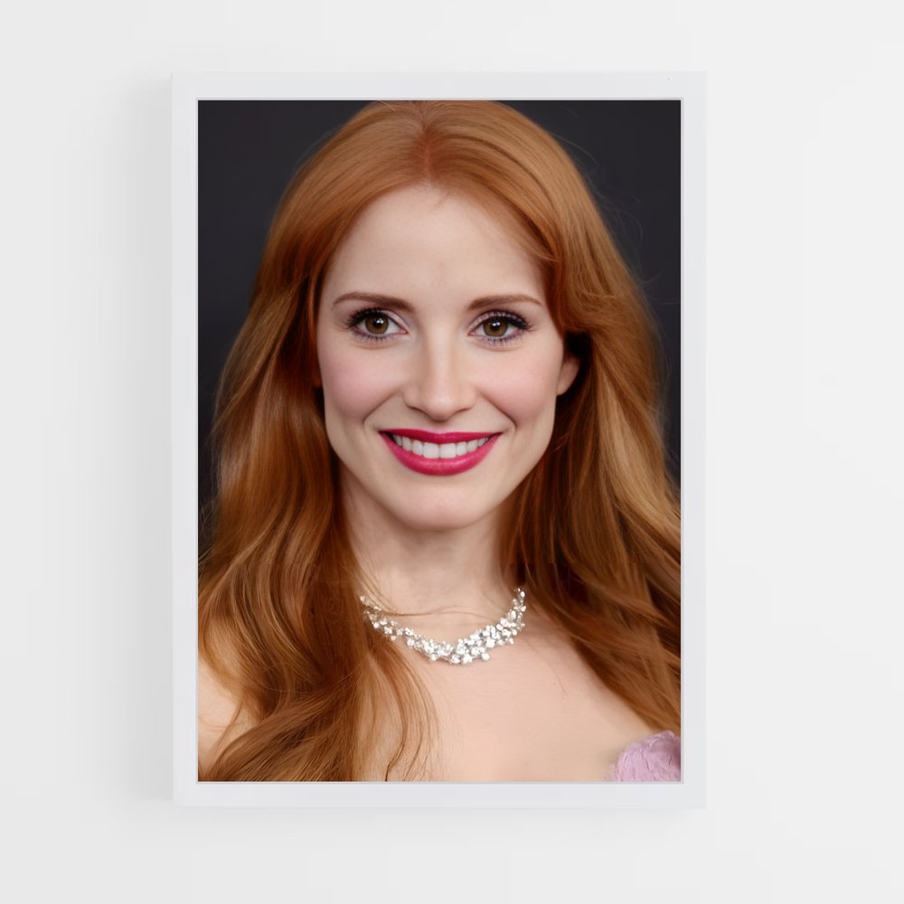 ap-jessica chastain-2 cadre Blanc