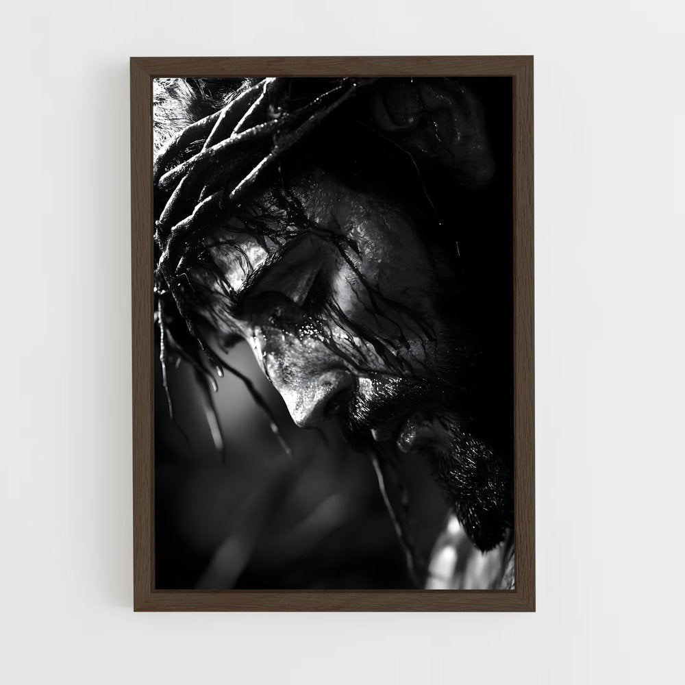 ap-jesus christ-1 cadre Bois foncé