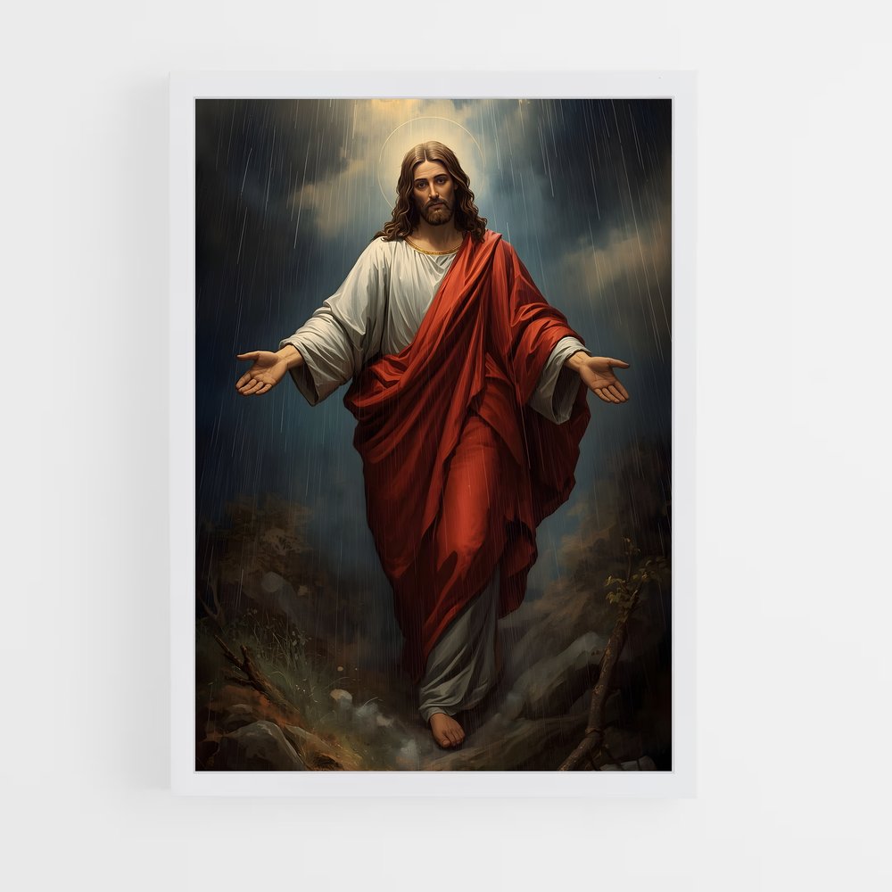 ap-jesus christ-10 cadre Blanc