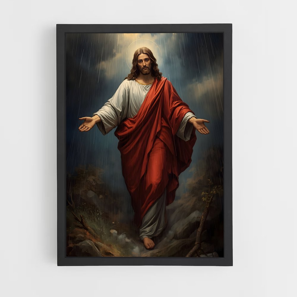 ap-jesus christ-10 cadre Noir