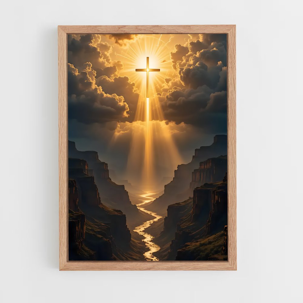 ap-jesus christ-11 cadre Bois clair