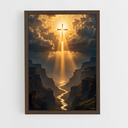 ap-jesus christ-11 cadre Bois foncé