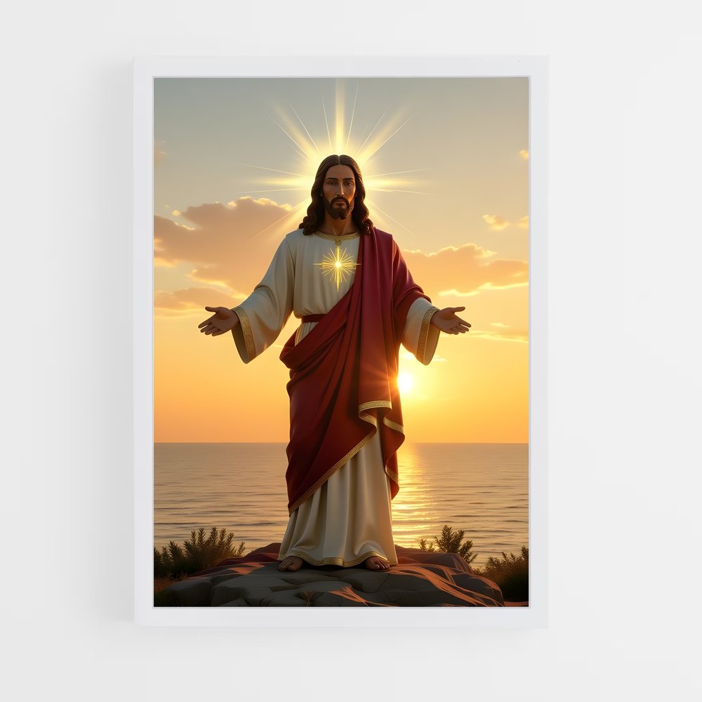 ap-jesus christ-12 cadre Blanc