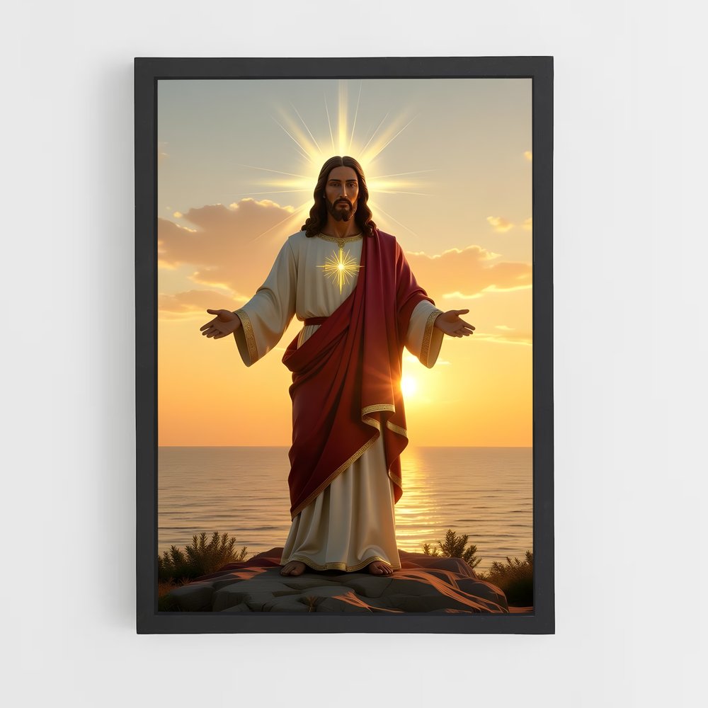 ap-jesus christ-12 cadre Noir