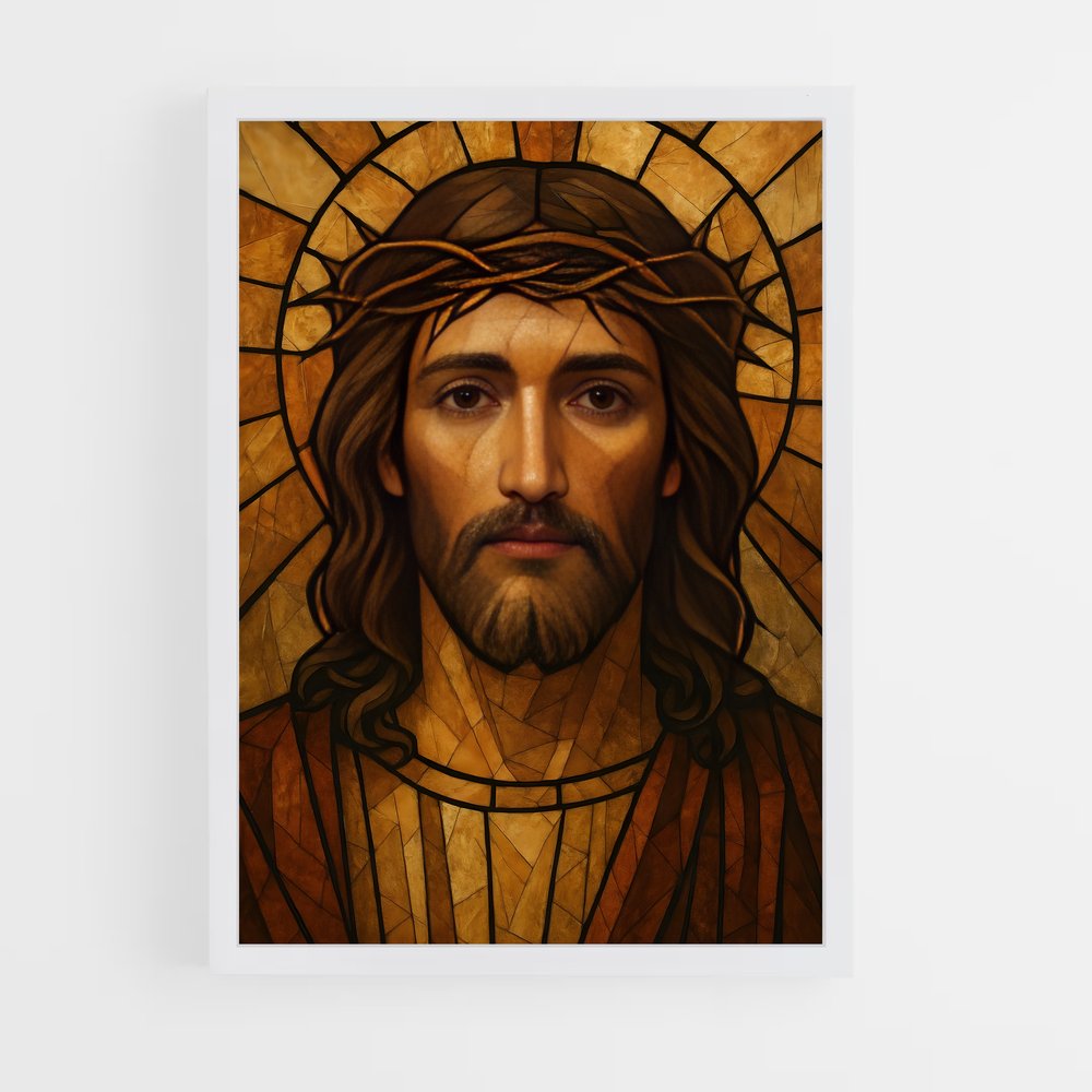ap-jesus christ-14 cadre Blanc