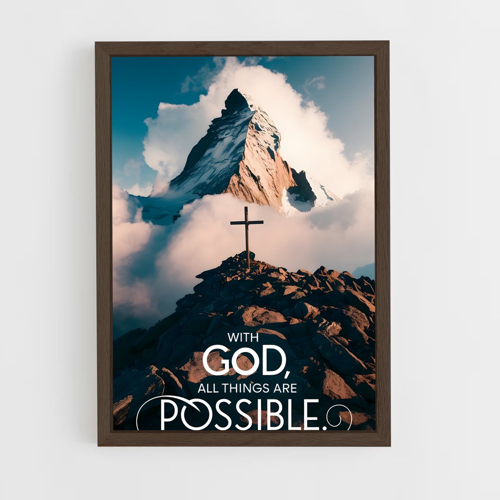 ap-jesus christ-16 cadre Bois foncé