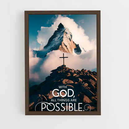 ap-jesus christ-16 cadre Bois foncé