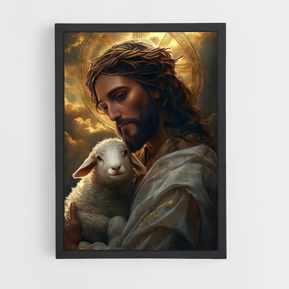 ap-jesus christ-17 cadre Noir