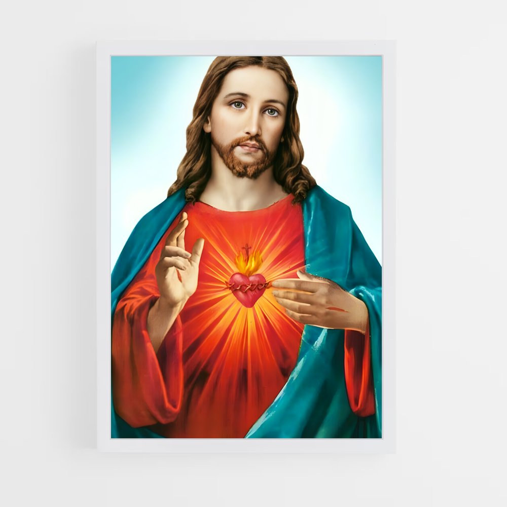 ap-jesus christ-18 cadre Blanc