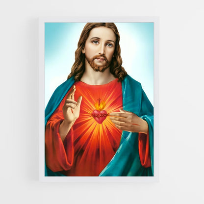 ap-jesus christ-18 cadre Blanc