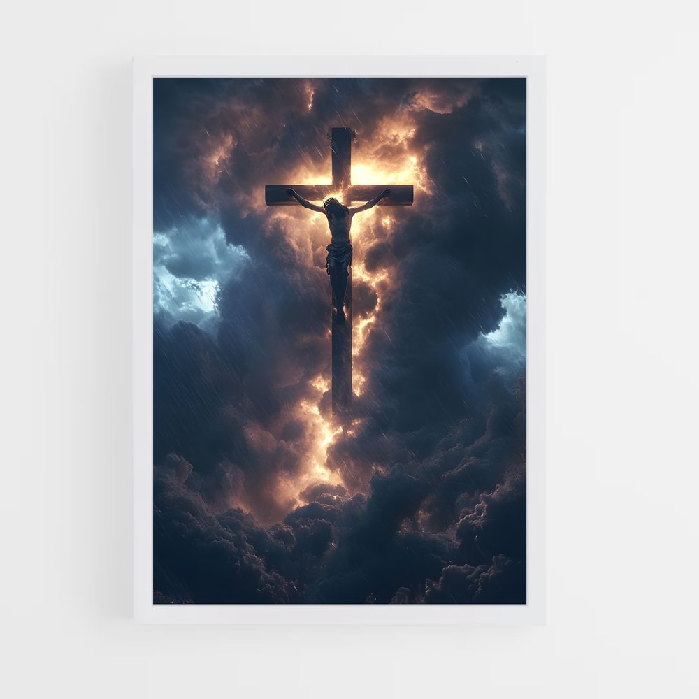 ap-jesus christ-19 cadre Blanc