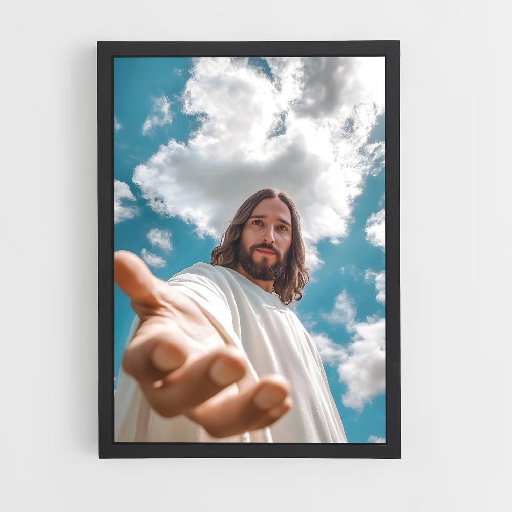 ap-jesus christ-5 cadre Noir