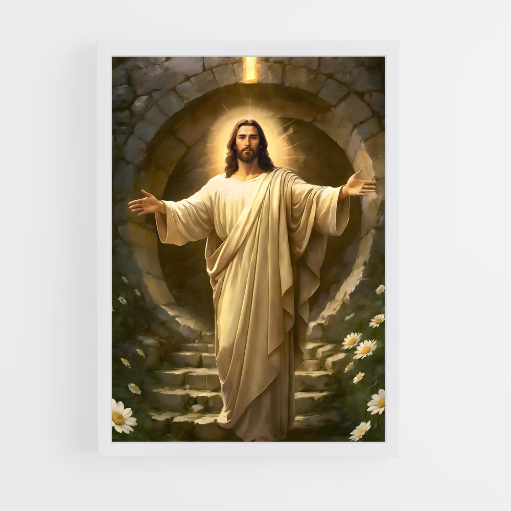 ap-jesus christ-9 cadre Blanc