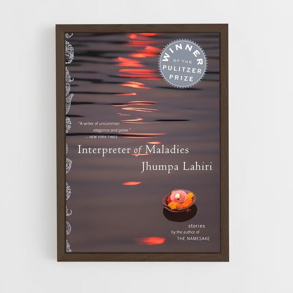 ap-jhumpa lahiri-3 cadre Bois foncé