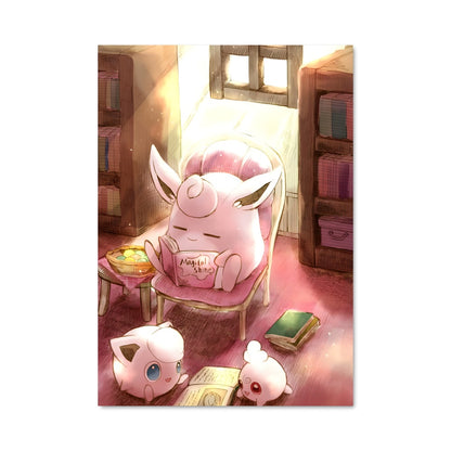 Poster Jigglypuff en Lecture