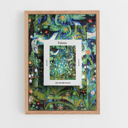 ap-jigsaw puzzle-2 cadre Bois clair