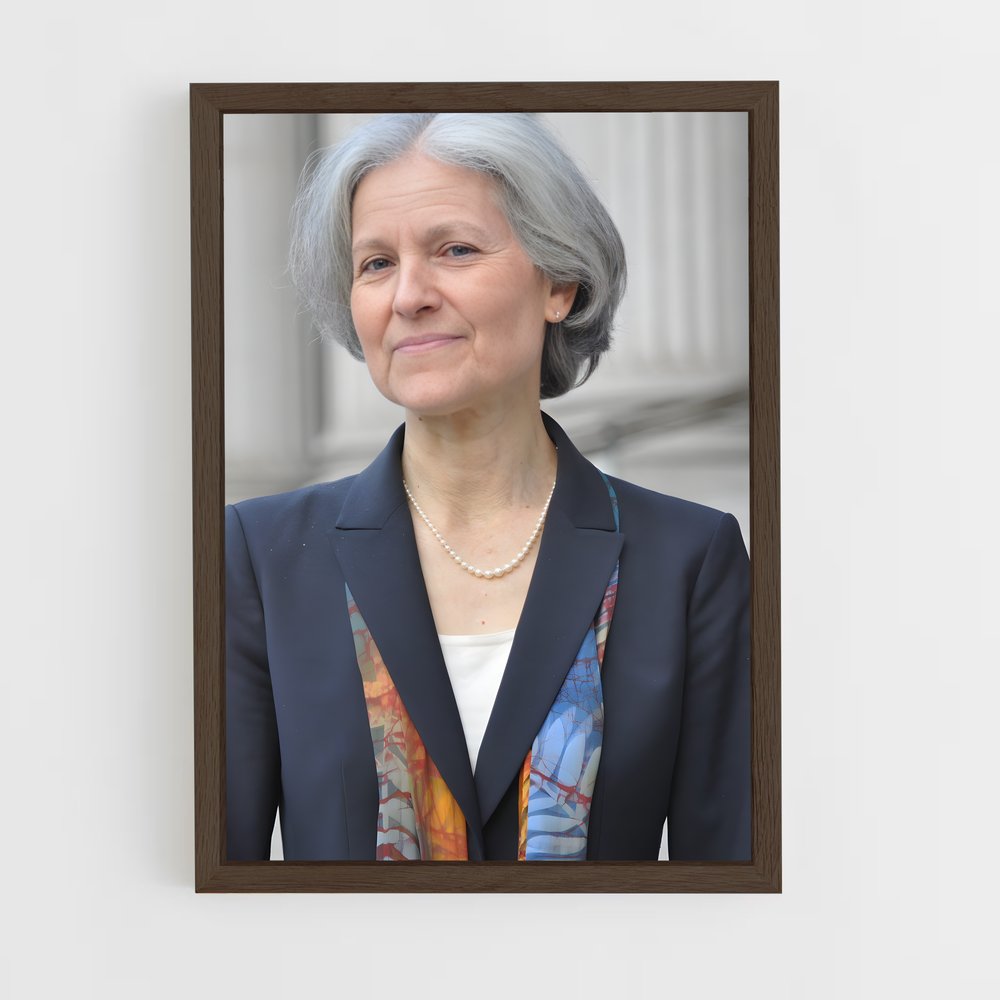 ap-jill stein-1 cadre Bois foncé