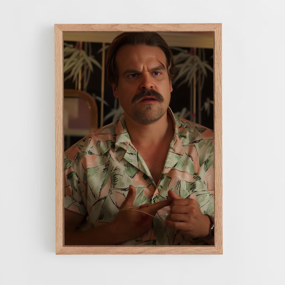 ap-jim hopper-1 cadre Bois clair