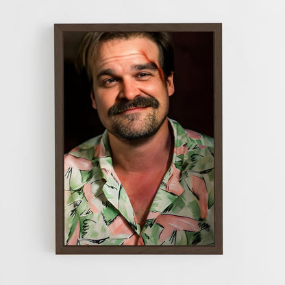 ap-jim hopper-3 cadre Bois foncé