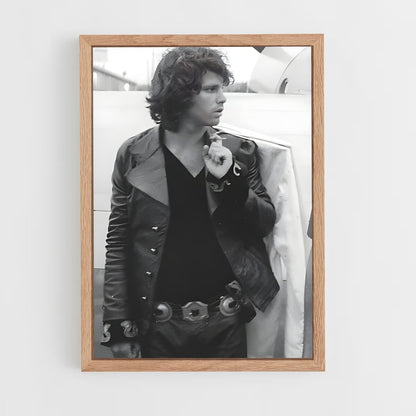 ap-jim morrison-10 cadre Bois clair
