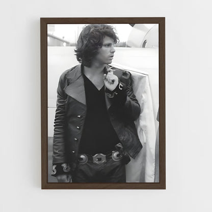 ap-jim morrison-10 cadre Bois foncé
