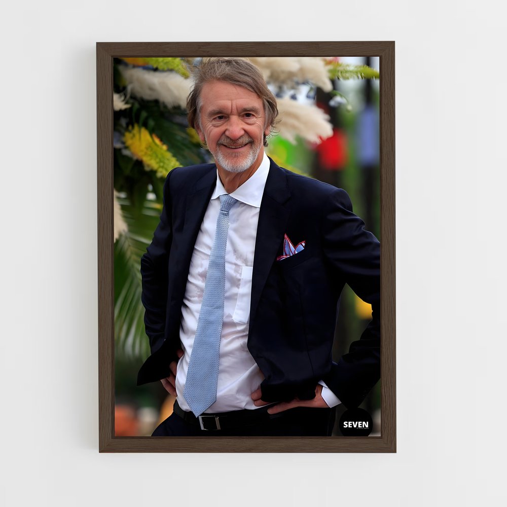 ap-jim ratcliffe-1 cadre Bois foncé
