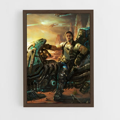 ap-jim raynor-3 cadre Bois foncé