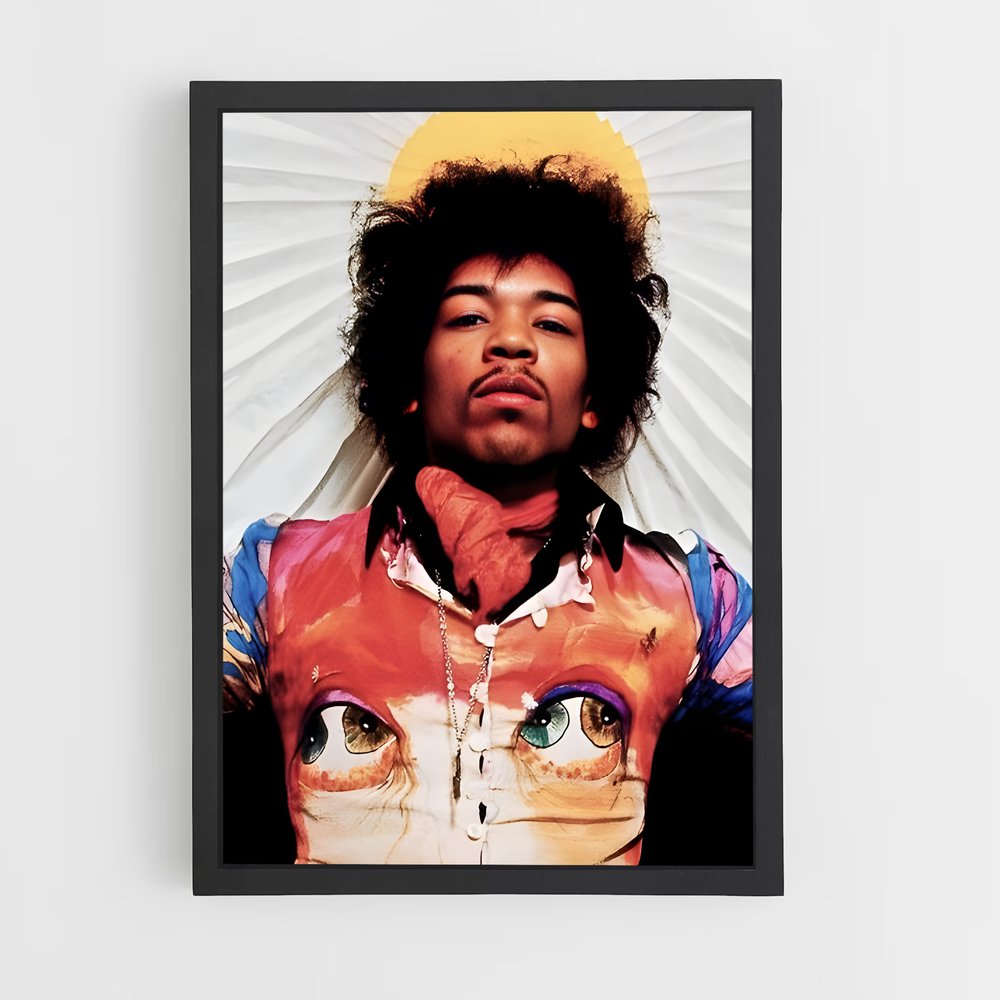 ap-jimi hendrix-3 cadre Noir