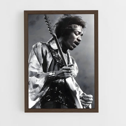 ap-jimi hendrix-7 cadre Bois foncé