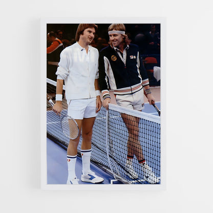 ap-jimmy connors-4 cadre Blanc
