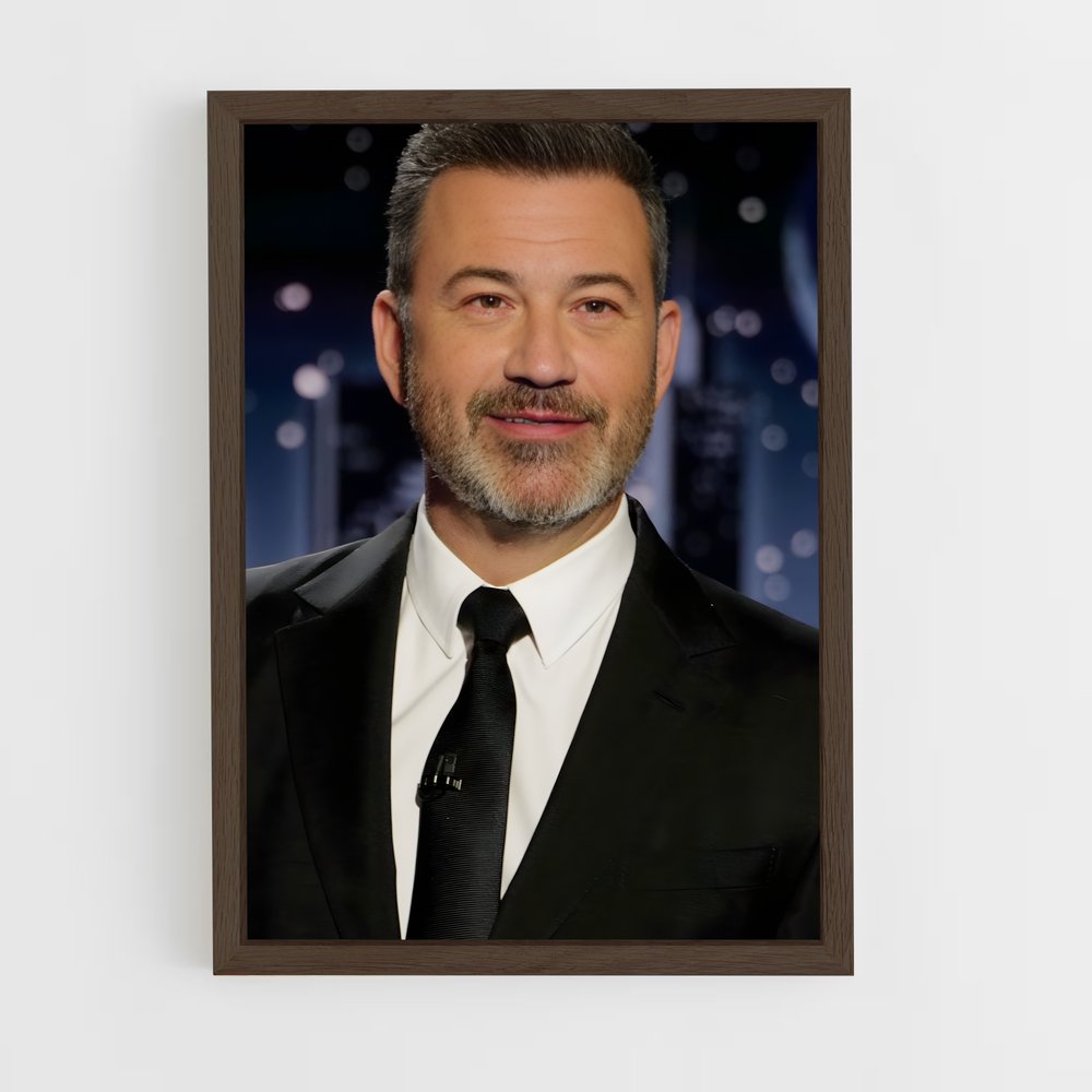 ap-jimmy kimmel-2 cadre Bois foncé