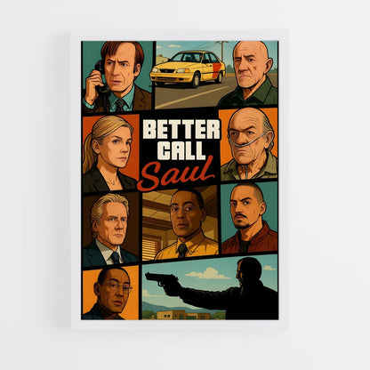ap-jimmy mcgill saul goodman-2 cadre Blanc