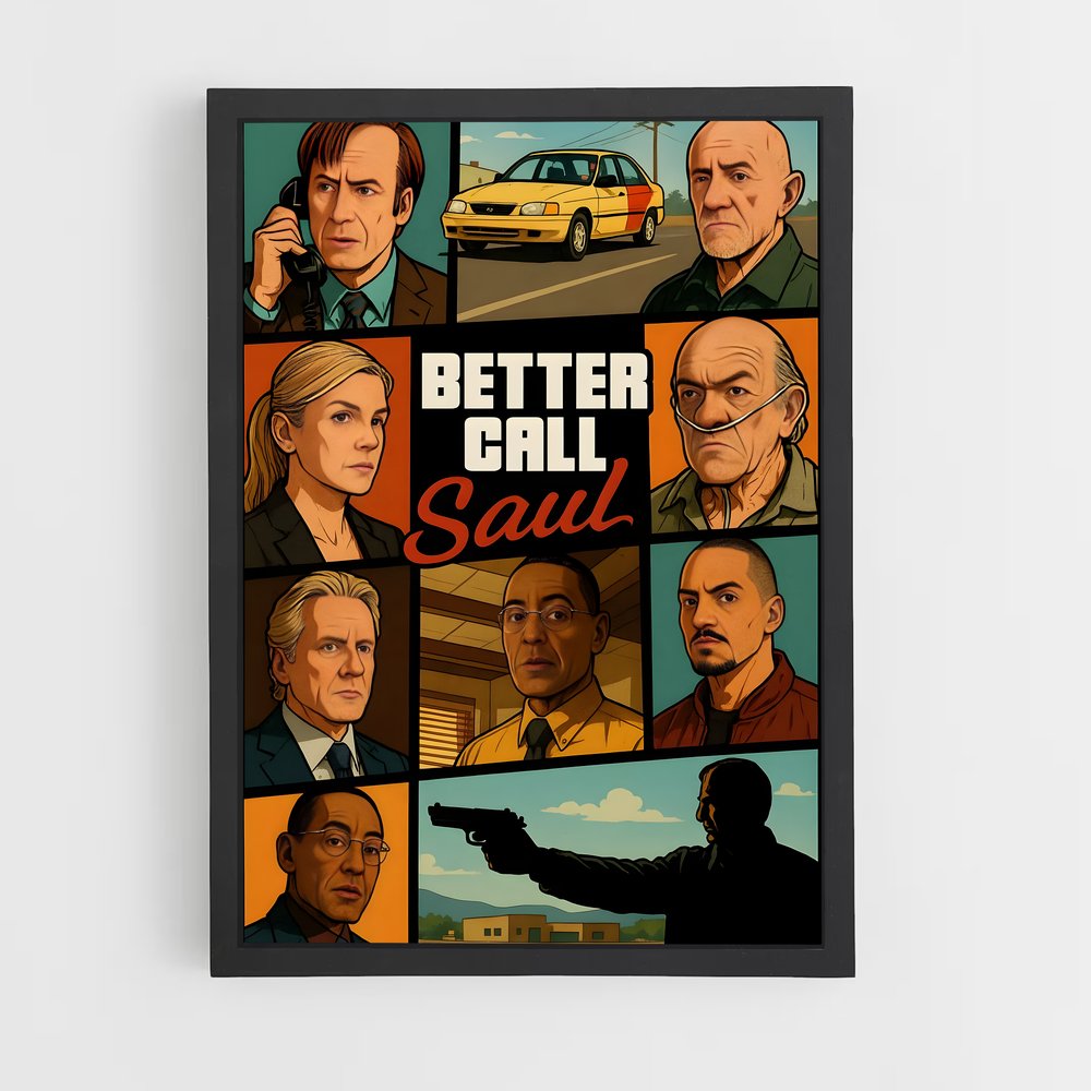 ap-jimmy mcgill saul goodman-2 cadre Noir