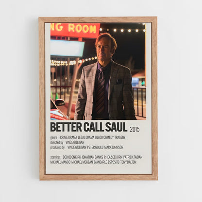 ap-jimmy mcgill saul goodman-3 cadre Bois clair