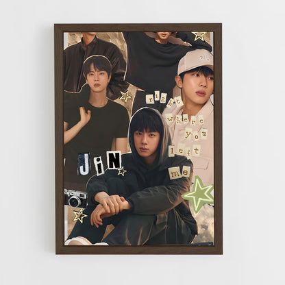 ap-jin-34 cadre Bois foncé