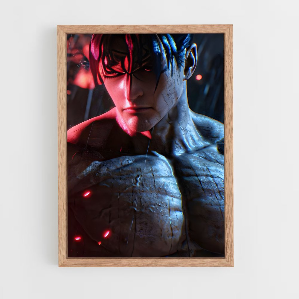 ap-jin kazama-1 cadre Bois clair