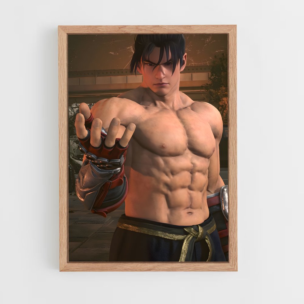 ap-jin kazama-2 cadre Bois clair