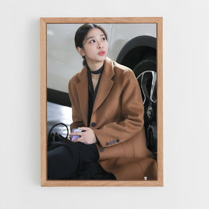 ap-jin young seo-3 cadre Bois clair