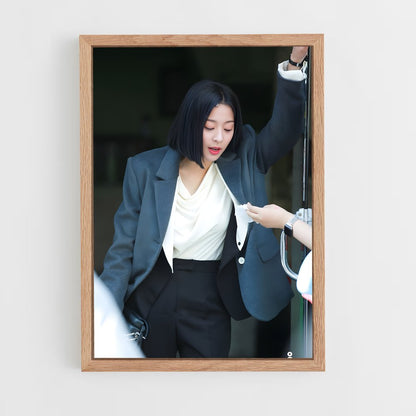 ap-jin young seo-5 cadre Bois clair