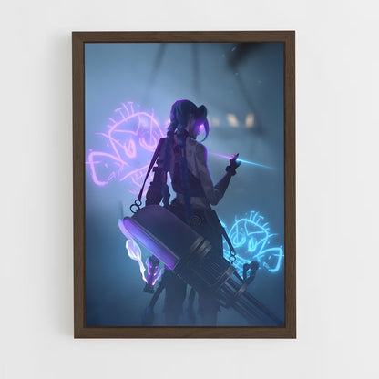 ap-jinx arcane-2 cadre Bois foncé