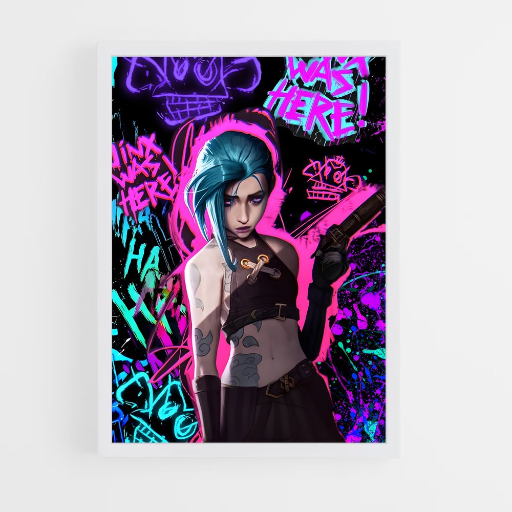 ap-jinx lol-7 cadre Blanc